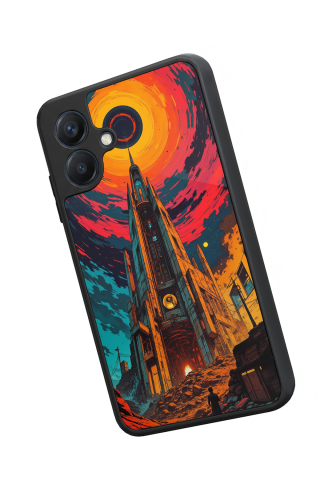 Samsung Galaxy A07 Uyumlu Abstract Tasarımlı Glossy Premium Kılıf