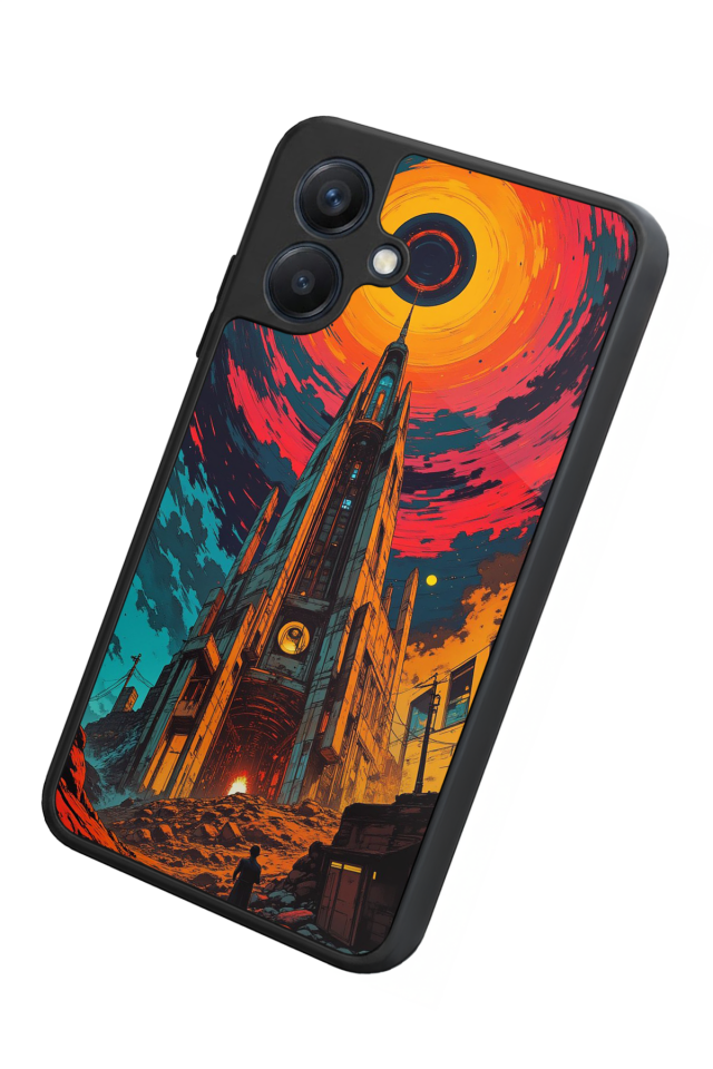 Samsung Galaxy A07 Uyumlu Abstract Tasarımlı Glossy Premium Kılıf