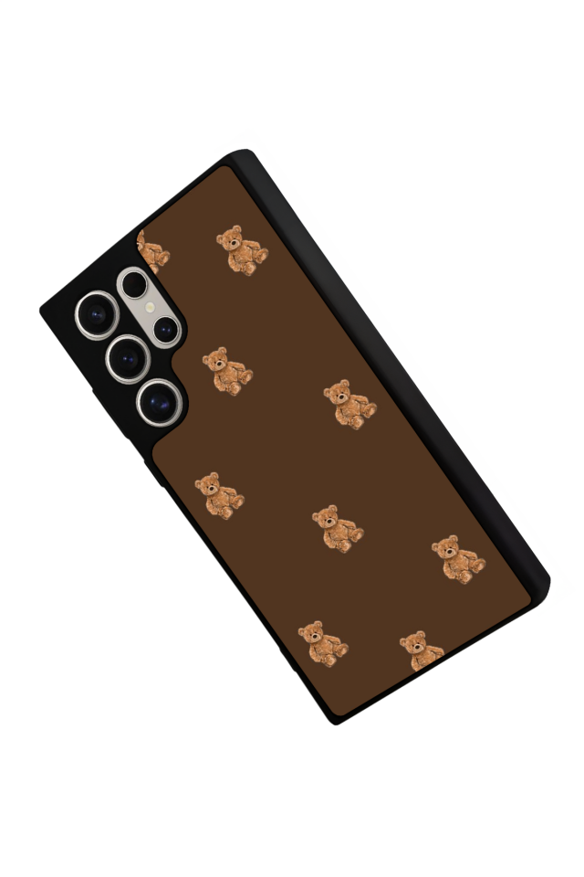 Samsung Galaxy S23 Ultra Uyumlu Ayı Tasarımlı Glossy Premium Kılıf