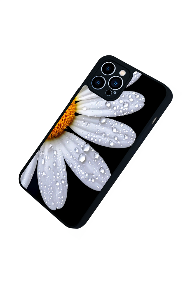 iPhone 13 Pro Max Uyumlu Cicek Tasarımlı Glossy Premium Kılıf