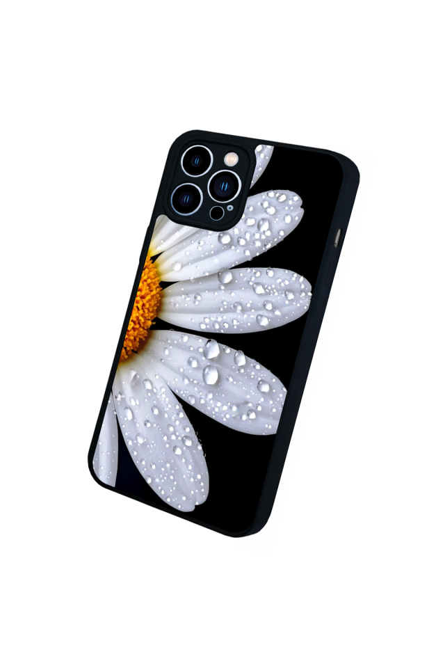 iPhone 13 Pro Max Uyumlu Cicek Tasarımlı Glossy Premium Kılıf