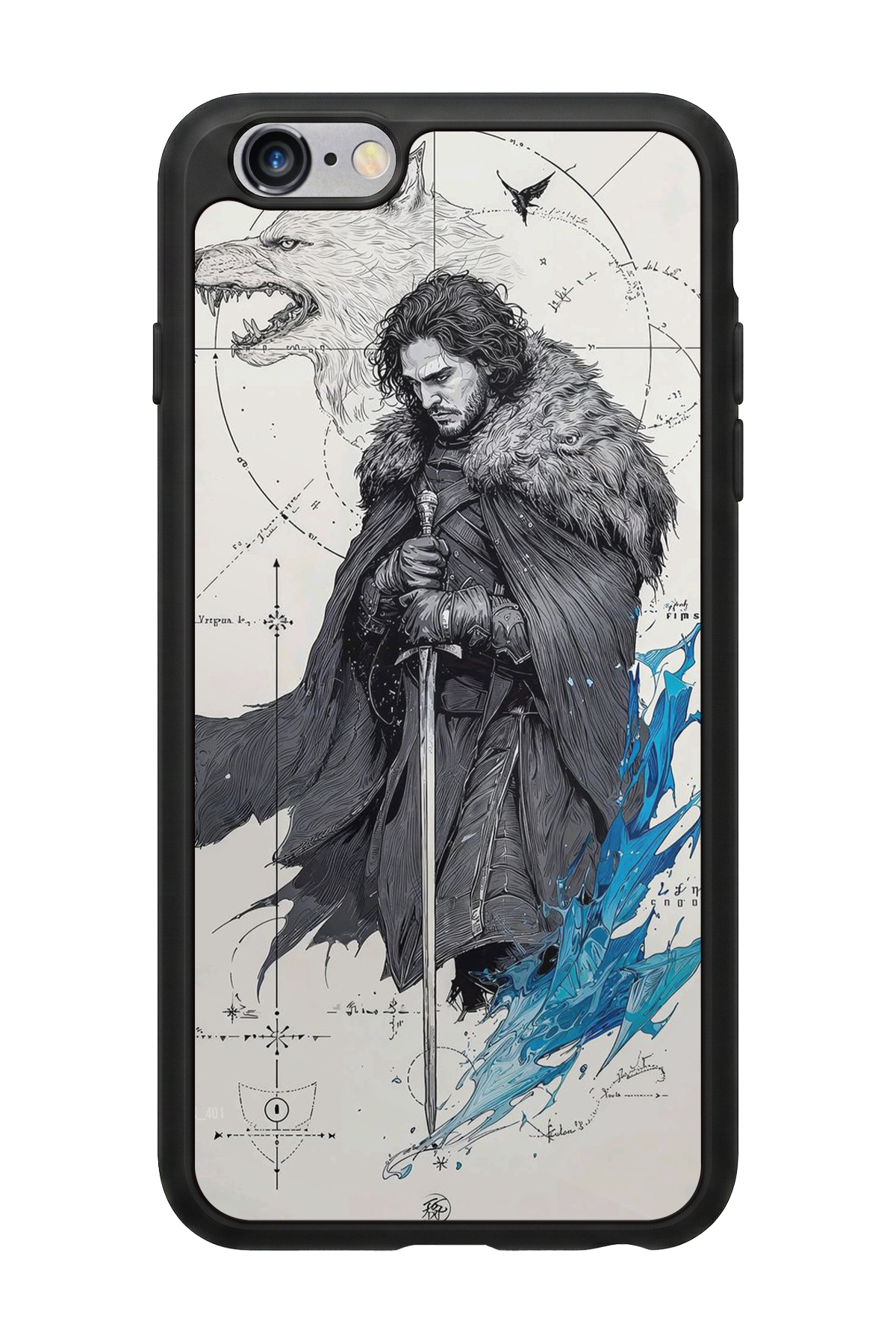 iPhone 6s Plus Uyumlu GameOfThrones Tasarımlı Glossy Premium Kılıf