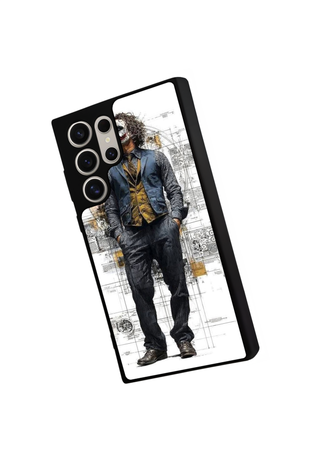 Samsung Galaxy S22 Ultra Uyumlu Joker Tasarımlı Glossy Premium Kılıf