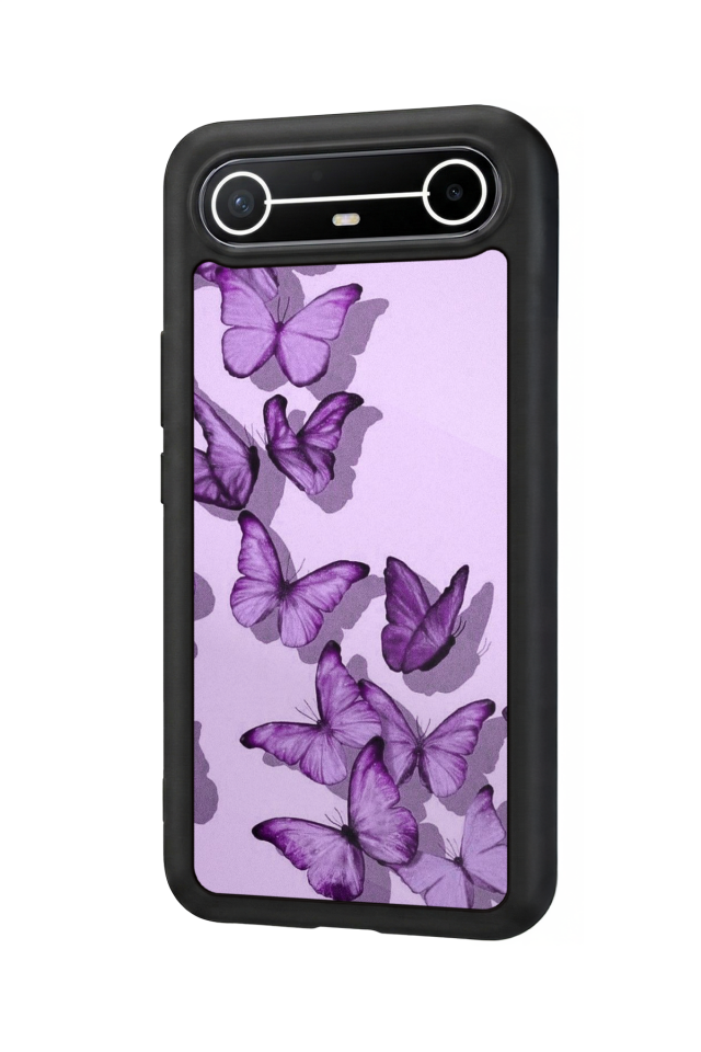 Tecno Spark Slim 5G Uyumlu Kelebek Tasarımlı Glossy Premium Kılıf
