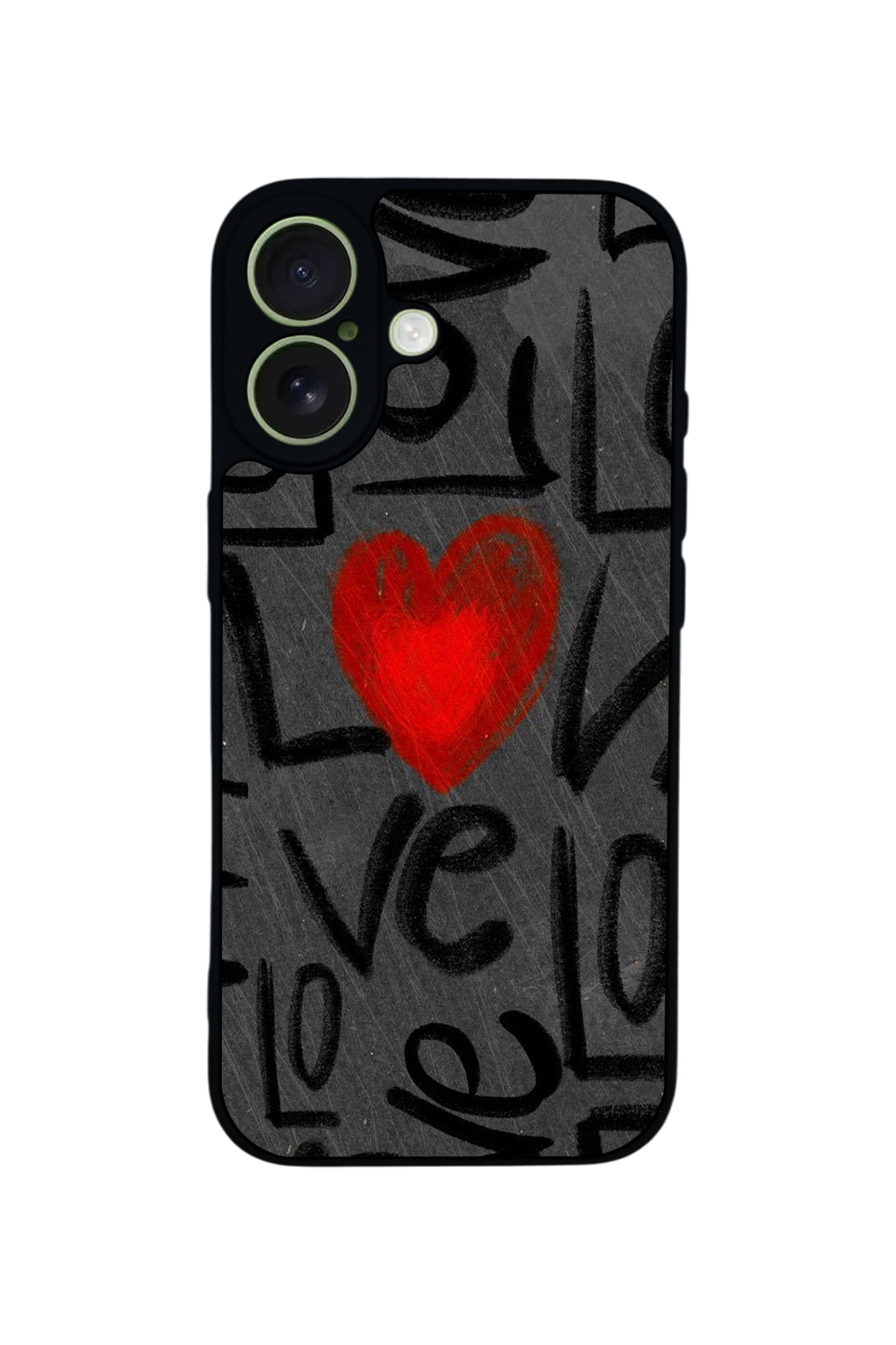 iPhone 17 Uyumlu Love Tasarımlı Glossy Premium Kılıf