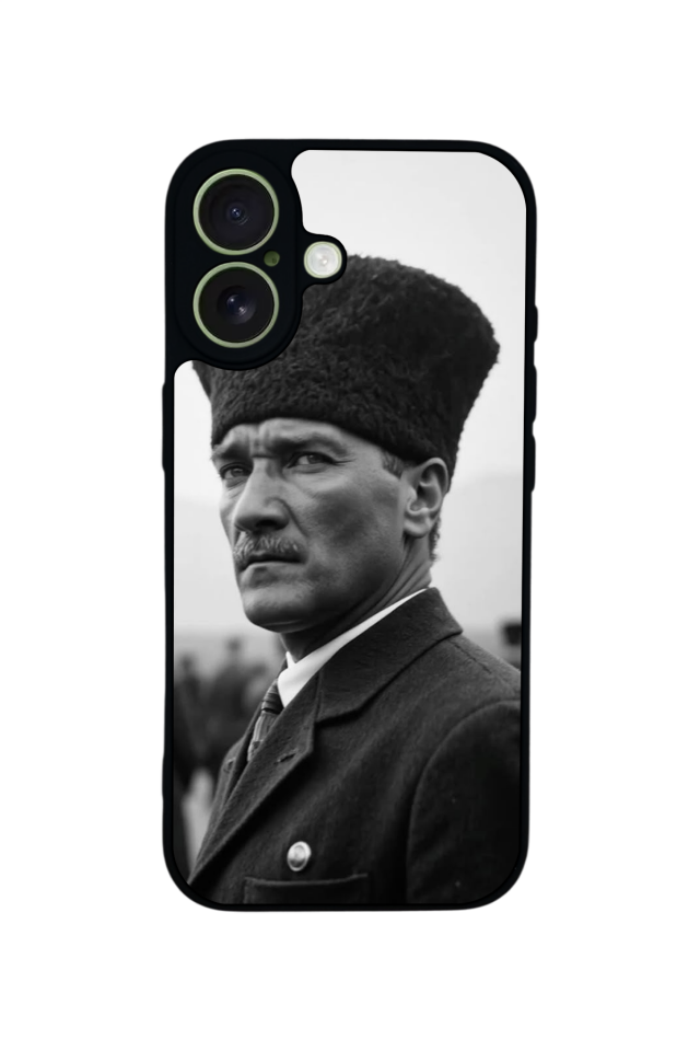 iPhone 17 Uyumlu Mustafa Kemal Ataturk Tasarımlı Glossy Premium Kılıf