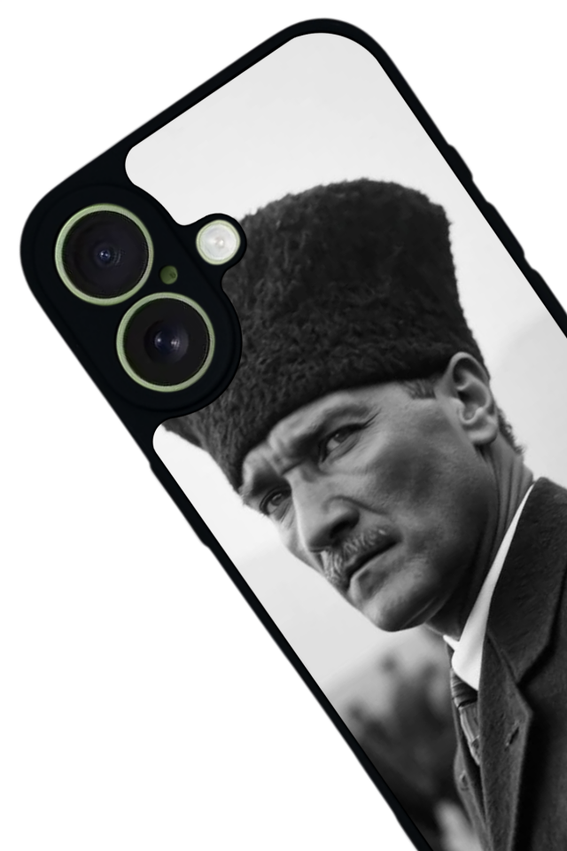 iPhone 17 Uyumlu Mustafa Kemal Ataturk Tasarımlı Glossy Premium Kılıf
