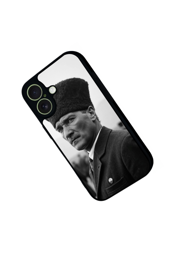 iPhone 17 Uyumlu Mustafa Kemal Ataturk Tasarımlı Glossy Premium Kılıf