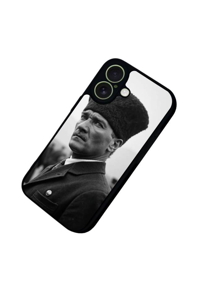 iPhone 17 Uyumlu Mustafa Kemal Ataturk Tasarımlı Glossy Premium Kılıf