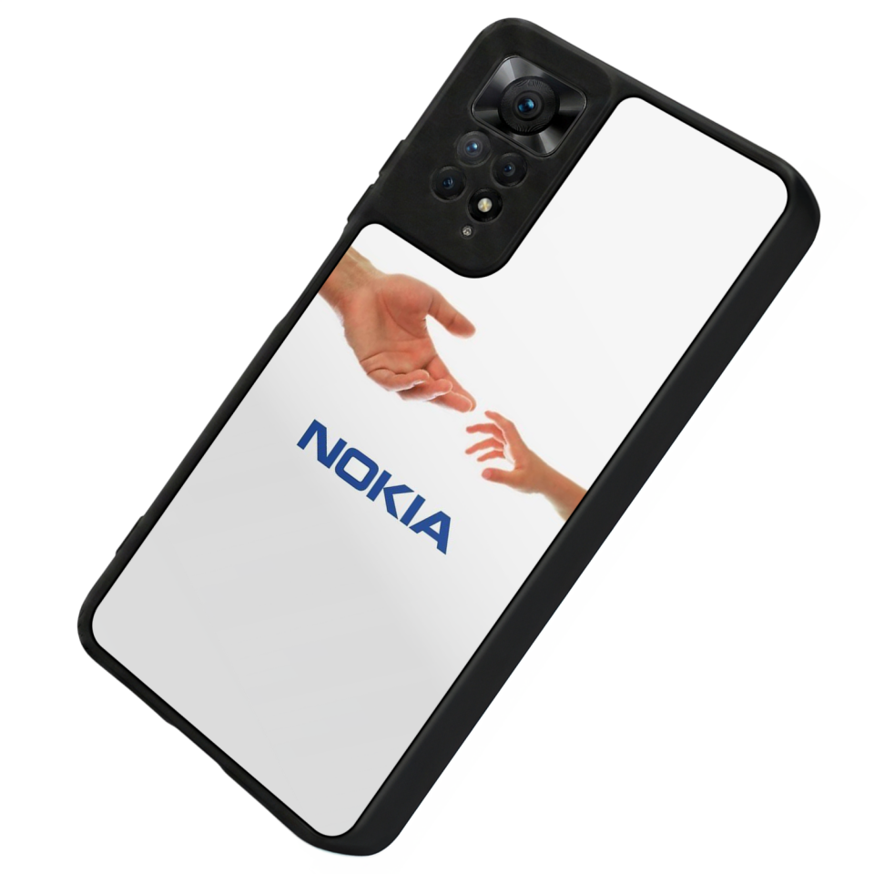 Xiaomi Redmi Note 12 Pro Uyumlu Nokia Tasarımlı Glossy Premium Kılıf