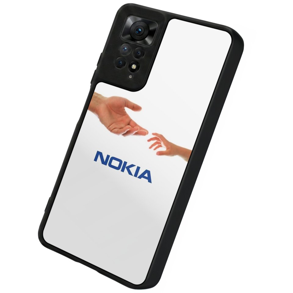 Xiaomi Redmi Note 12 Pro Uyumlu Nokia Tasarımlı Glossy Premium Kılıf