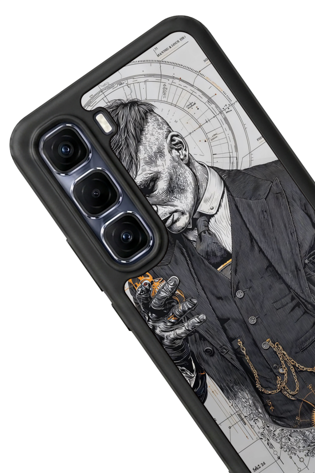 Infinix Hot 60 Pro Plus Uyumlu Peaky Blinders Tasarımlı Glossy Premium Kılıf