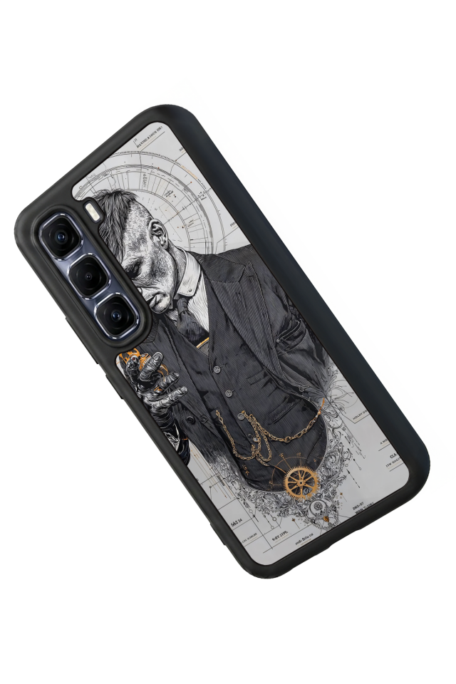 Infinix Hot 60 Pro Plus Uyumlu Peaky Blinders Tasarımlı Glossy Premium Kılıf