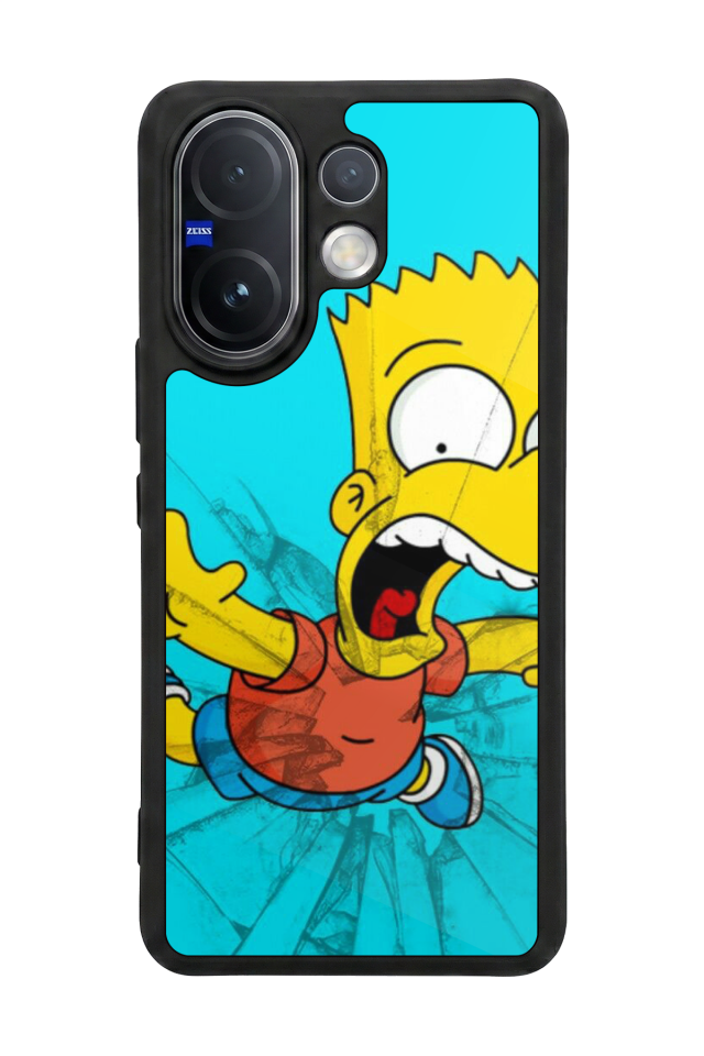 Vivo V60 Uyumlu The Simpsons Tasarımlı Glossy Premium Kılıf