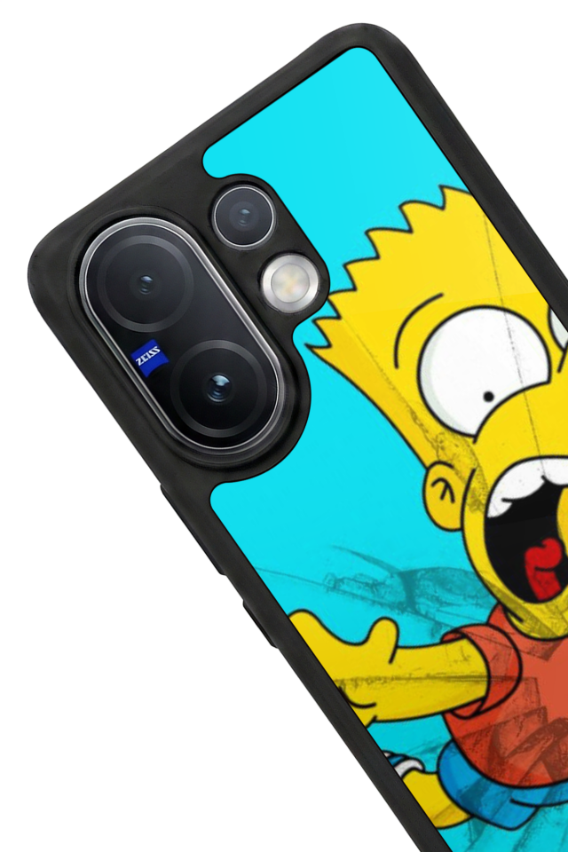 Vivo V60 Uyumlu The Simpsons Tasarımlı Glossy Premium Kılıf