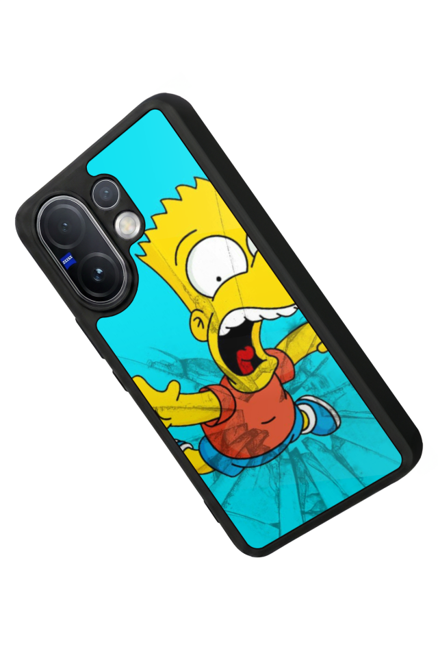 Vivo V60 Uyumlu The Simpsons Tasarımlı Glossy Premium Kılıf