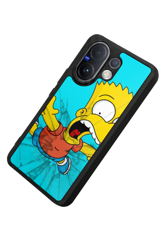 Vivo V60 Uyumlu The Simpsons Tasarımlı Glossy Premium Kılıf