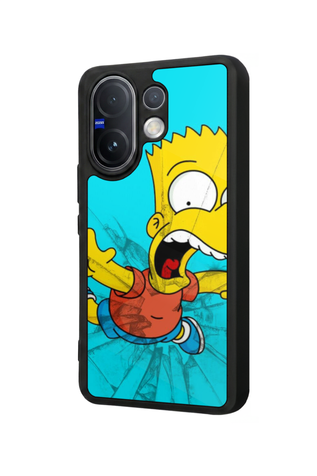 Vivo V60 Uyumlu The Simpsons Tasarımlı Glossy Premium Kılıf