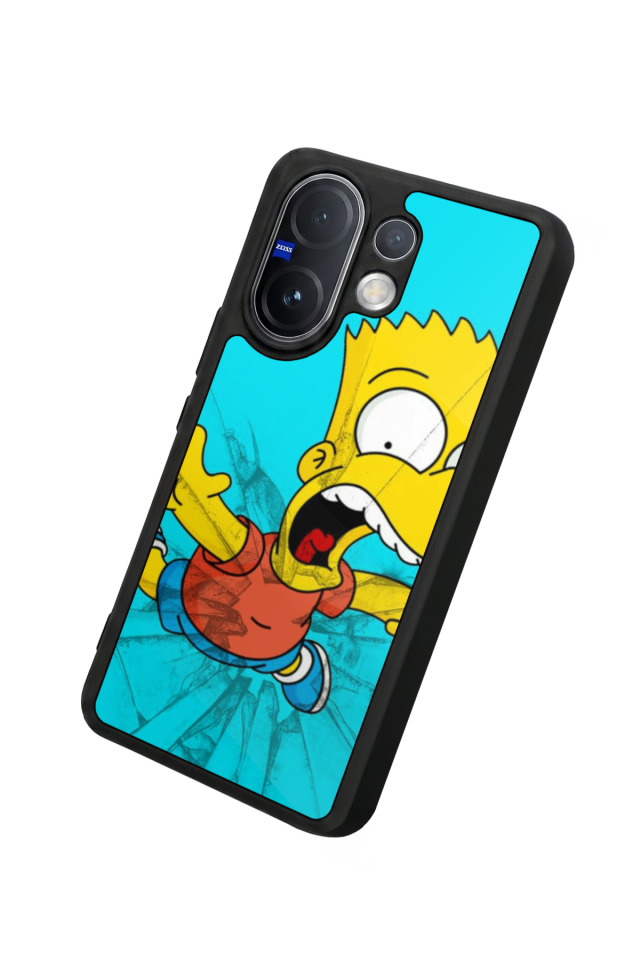 Vivo V60 Uyumlu The Simpsons Tasarımlı Glossy Premium Kılıf