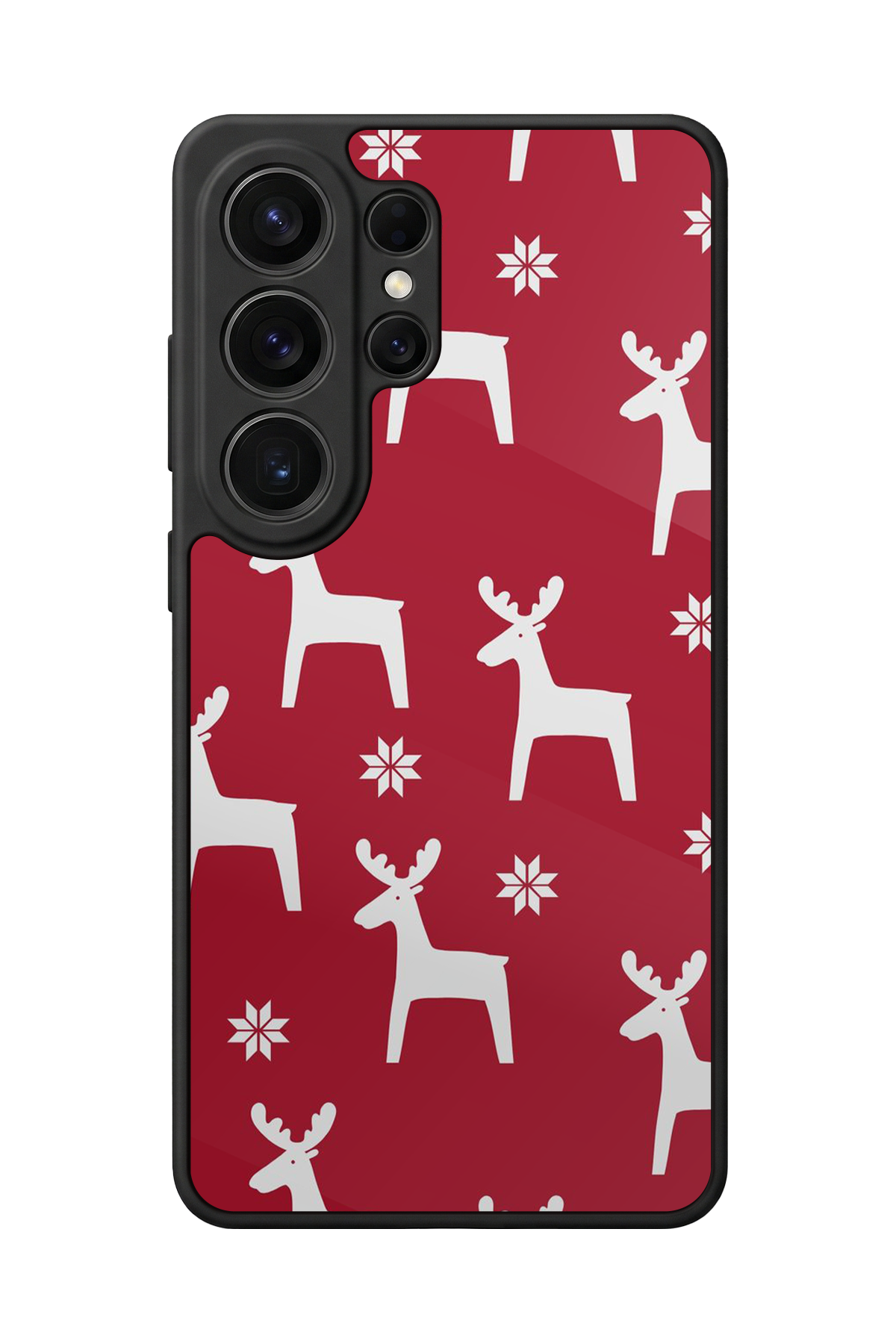 Samsung Galaxy S26 Ultra Uyumlu Yilbasi Christmas Tasarımlı Glossy Premium Kılıf