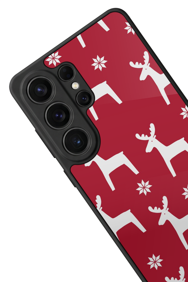 Samsung Galaxy S26 Ultra Uyumlu Yilbasi Christmas Tasarımlı Glossy Premium Kılıf