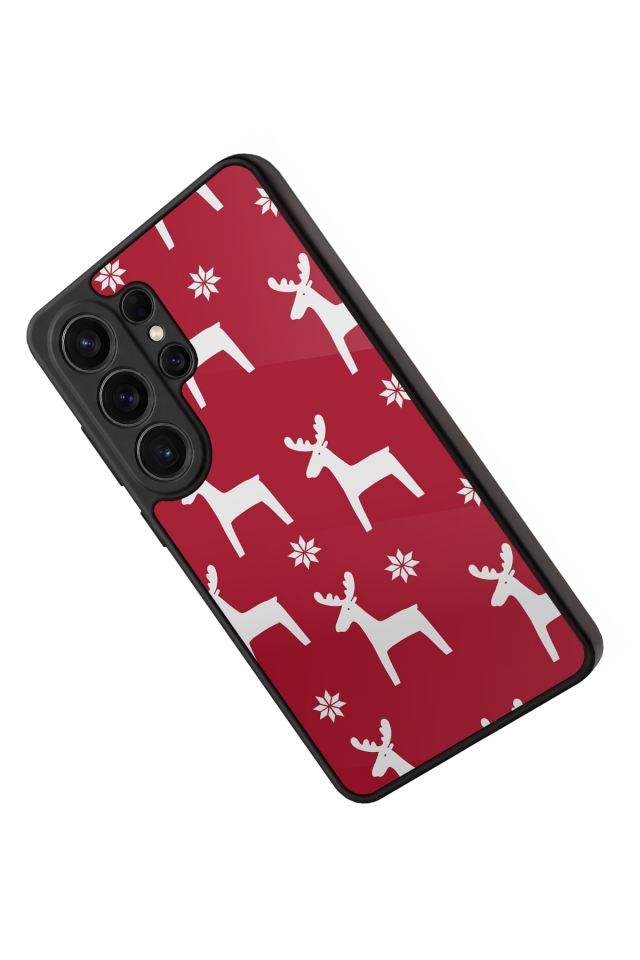 Samsung Galaxy S26 Ultra Uyumlu Yilbasi Christmas Tasarımlı Glossy Premium Kılıf