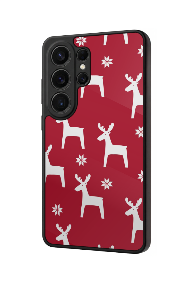 Samsung Galaxy S26 Ultra Uyumlu Yilbasi Christmas Tasarımlı Glossy Premium Kılıf