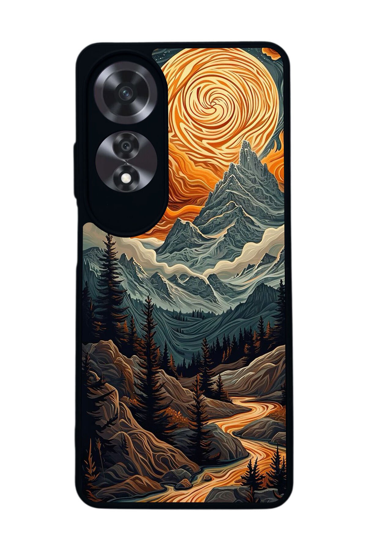 Oppo A60 Mat Siyah uyumlu Kılıf – Yumuşak Silikon, Koruyucu, Şok Emici Kapak