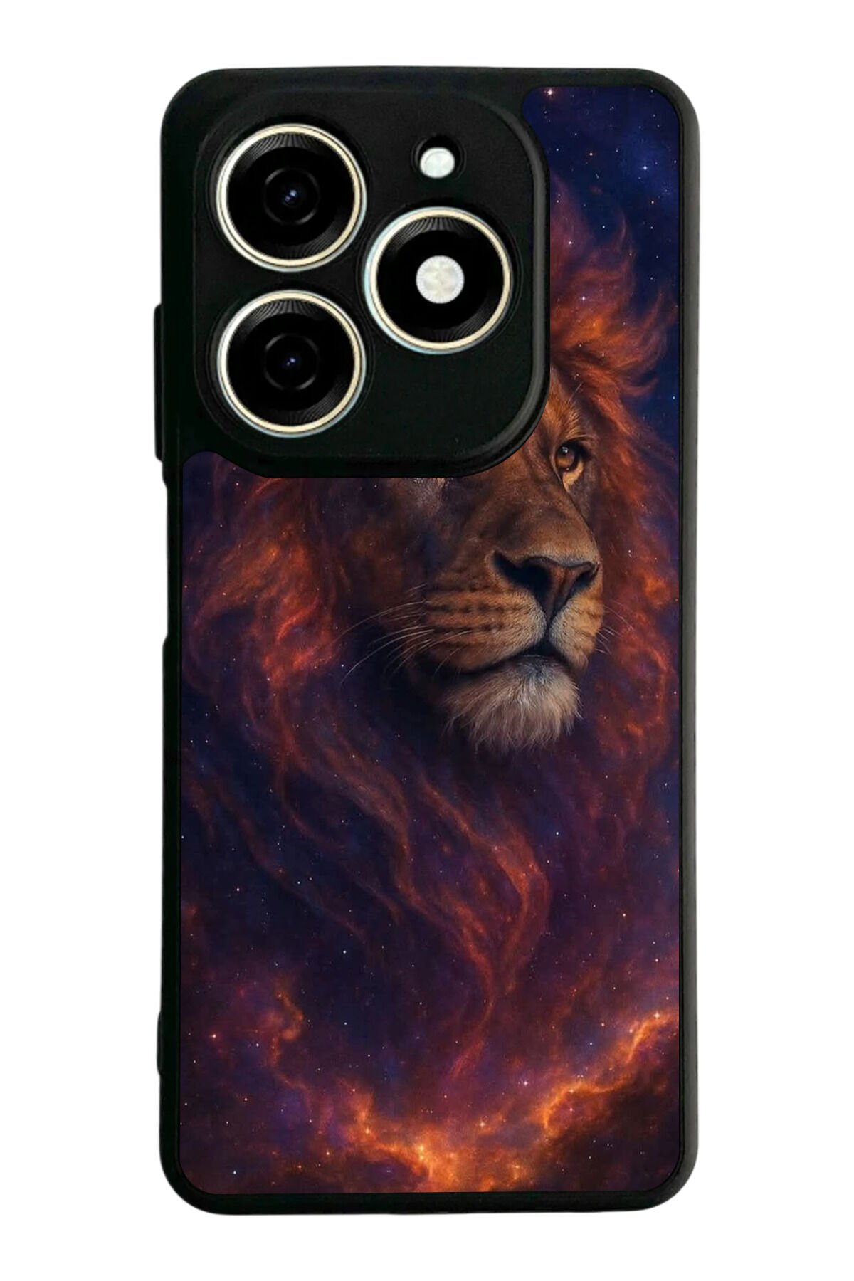 Infınıx Smart 8 Pro Uyumlu Aslan Tasarımlı Glossy Premium Kılıf