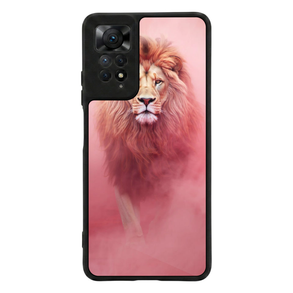 Xiaomi Redmi Note 11 Pro Uyumlu Aslan Tasarımlı Glossy Premium Kılıf