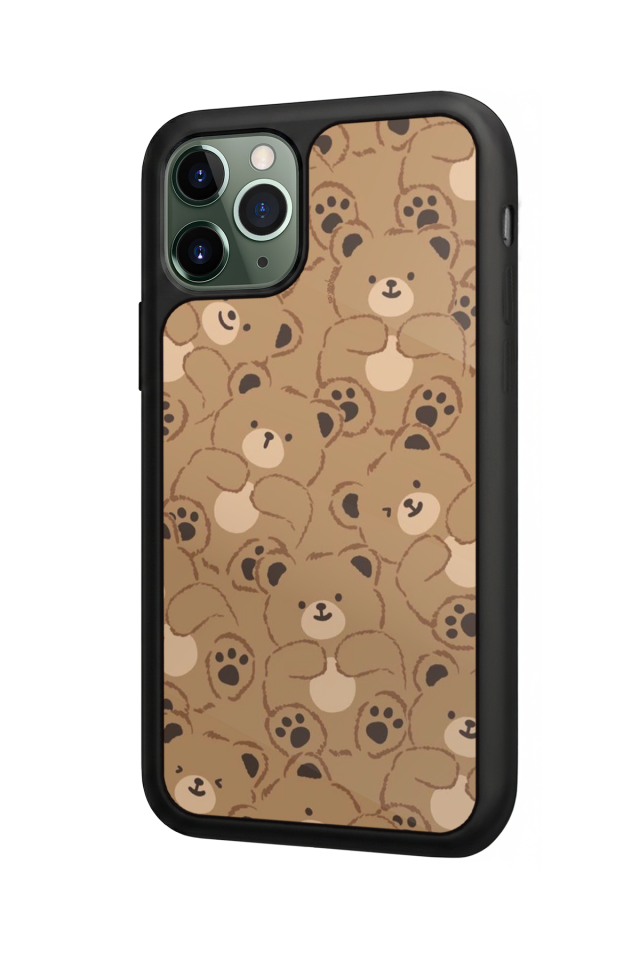 iPhone 11 Pro Uyumlu Ayı Tasarımlı Glossy Premium Kılıf