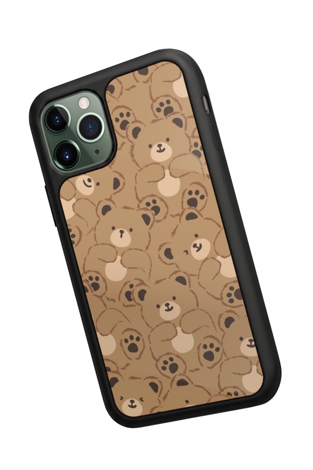 iPhone 11 Pro Uyumlu Ayı Tasarımlı Glossy Premium Kılıf