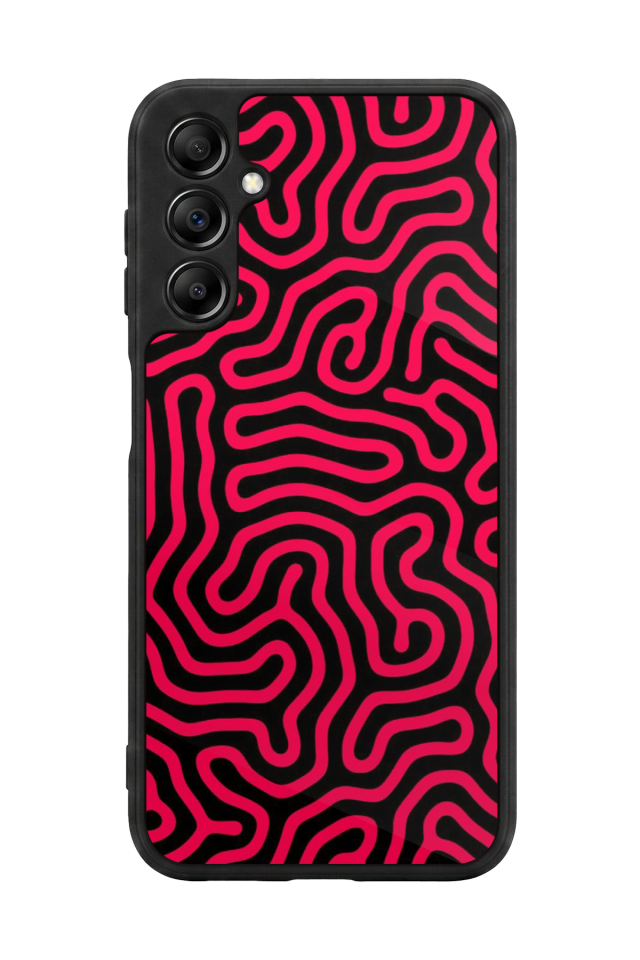 Samsung Galaxy A14 Uyumlu Çizgi Sanatı Tasarımlı Glossy Premium Kılıf