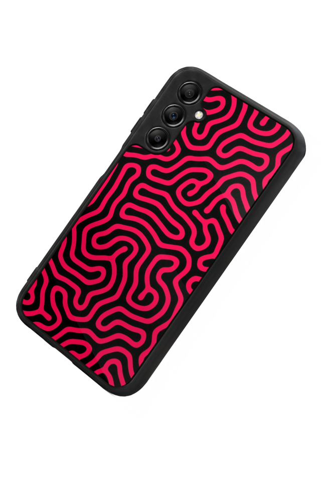 Samsung Galaxy A14 Uyumlu Çizgi Sanatı Tasarımlı Glossy Premium Kılıf