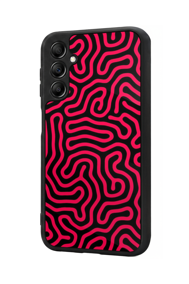 Samsung Galaxy A14 Uyumlu Çizgi Sanatı Tasarımlı Glossy Premium Kılıf