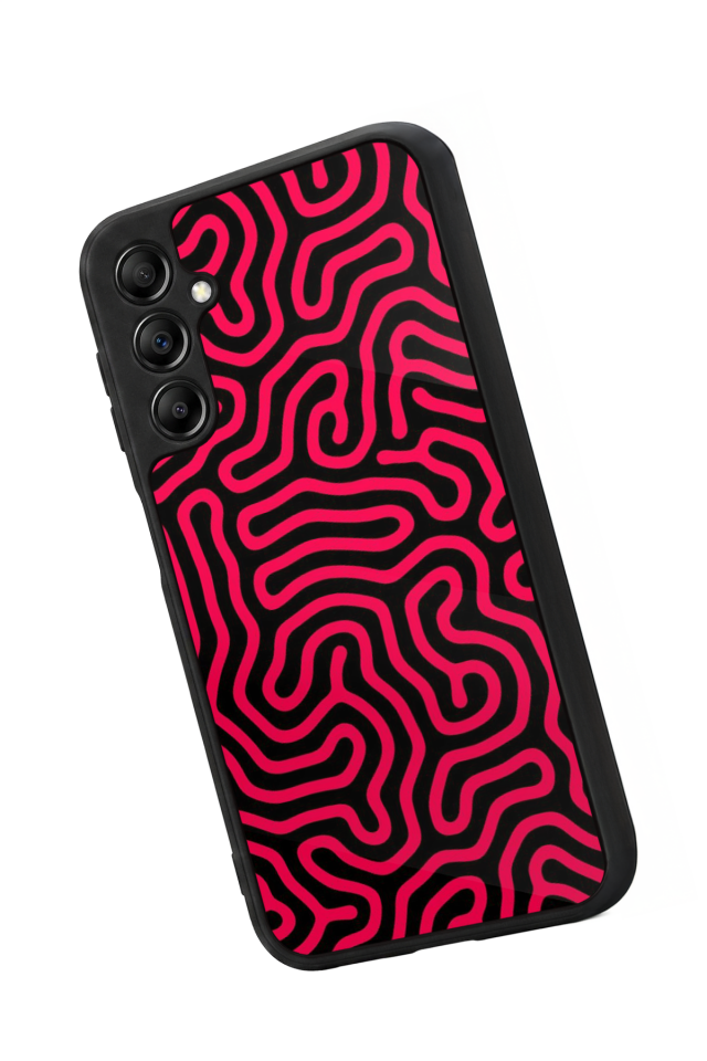 Samsung Galaxy A14 Uyumlu Çizgi Sanatı Tasarımlı Glossy Premium Kılıf