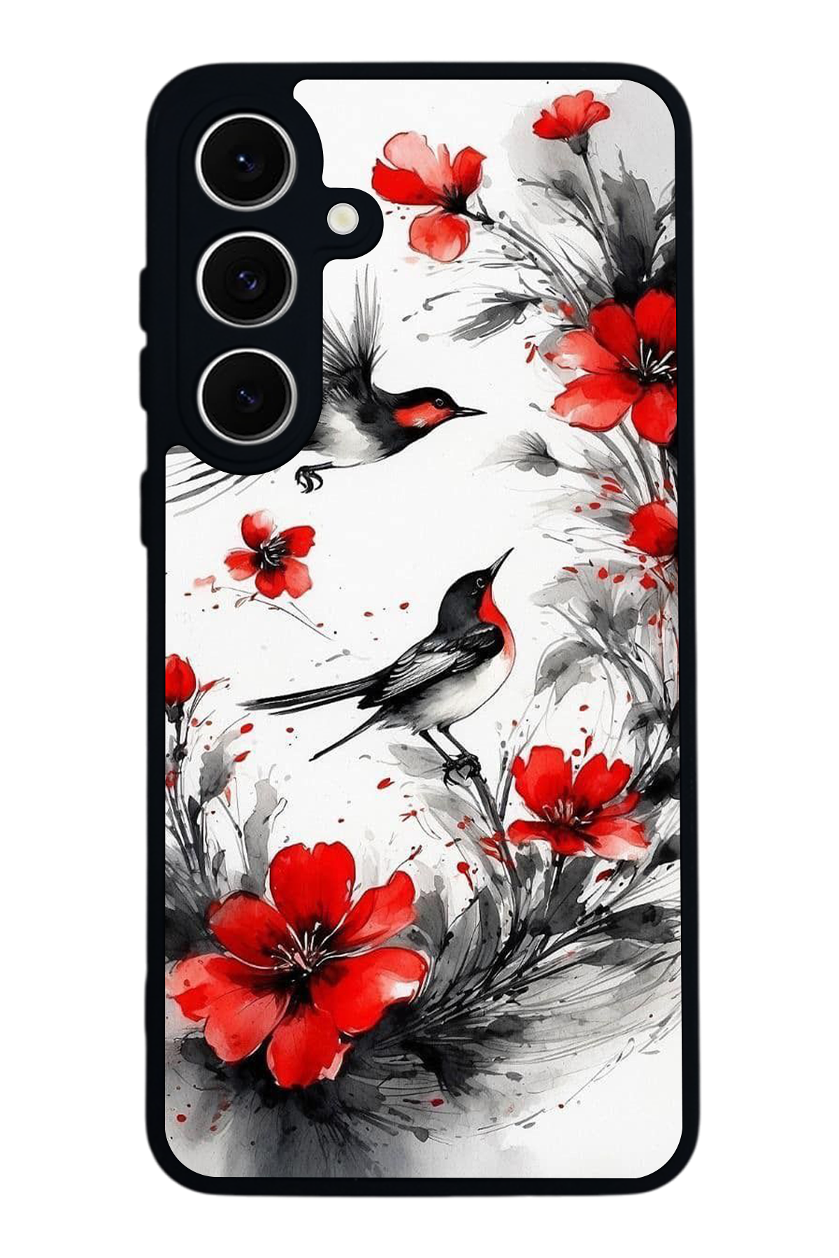 Samsung Galaxy A16 Uyumlu Floral Tasarımlı Glossy Premium Kılıf