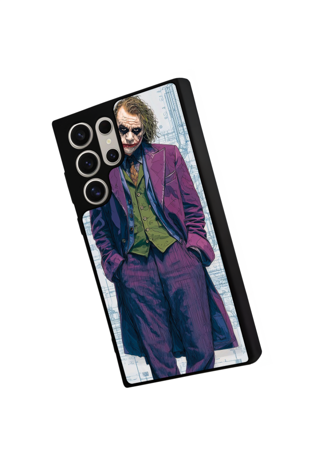 Samsung Galaxy S22 Ultra Uyumlu Joker Tasarımlı Glossy Premium Kılıf