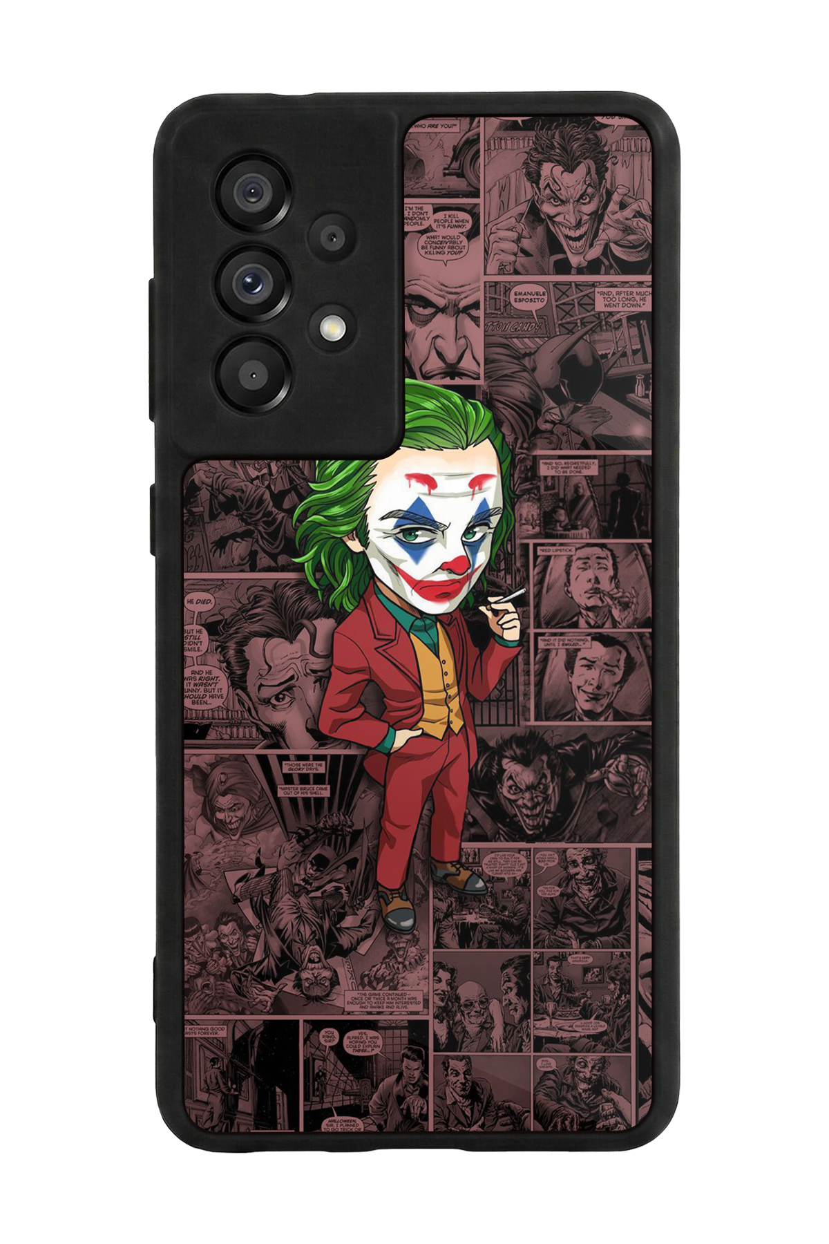 Samsung Galaxy A73 Uyumlu Joker Tasarımlı Glossy Premium Kılıf