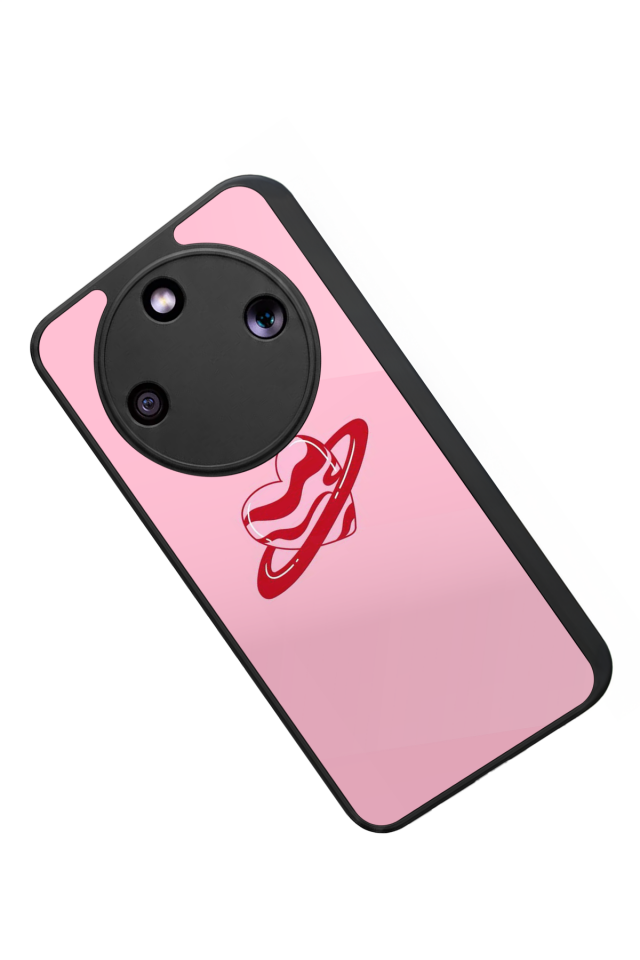 Honor Magic 8 Lite Uyumlu Kalp Love Tasarımlı Glossy Premium Kılıf
