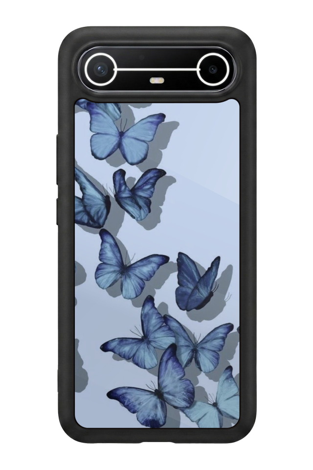 Tecno Spark Slim 5G Uyumlu Kelebek Tasarımlı Glossy Premium Kılıf