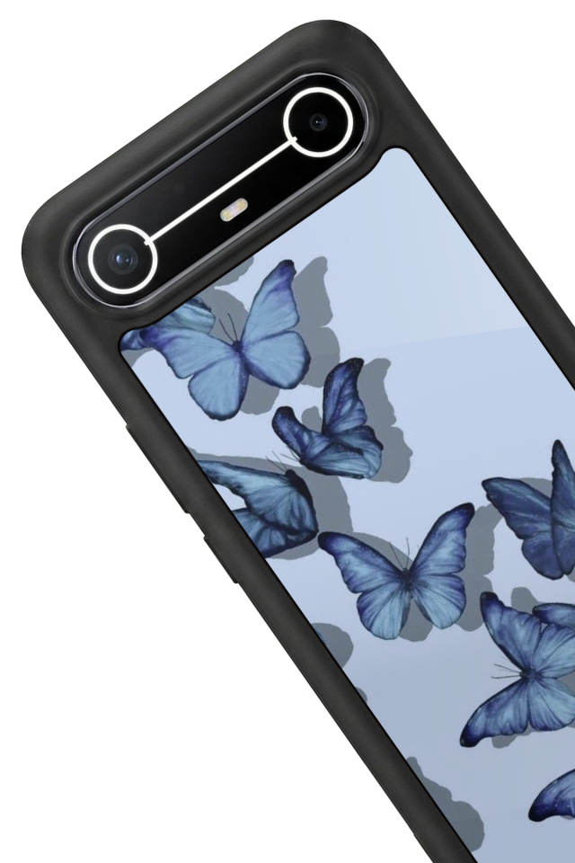 Tecno Spark Slim 5G Uyumlu Kelebek Tasarımlı Glossy Premium Kılıf