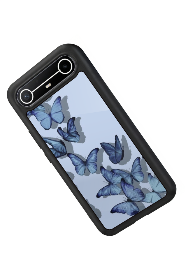 Tecno Spark Slim 5G Uyumlu Kelebek Tasarımlı Glossy Premium Kılıf