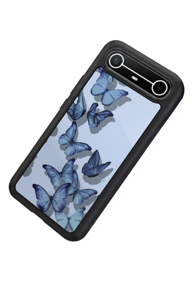 Tecno Spark Slim 5G Uyumlu Kelebek Tasarımlı Glossy Premium Kılıf