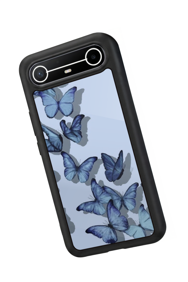 Tecno Spark Slim 5G Uyumlu Kelebek Tasarımlı Glossy Premium Kılıf