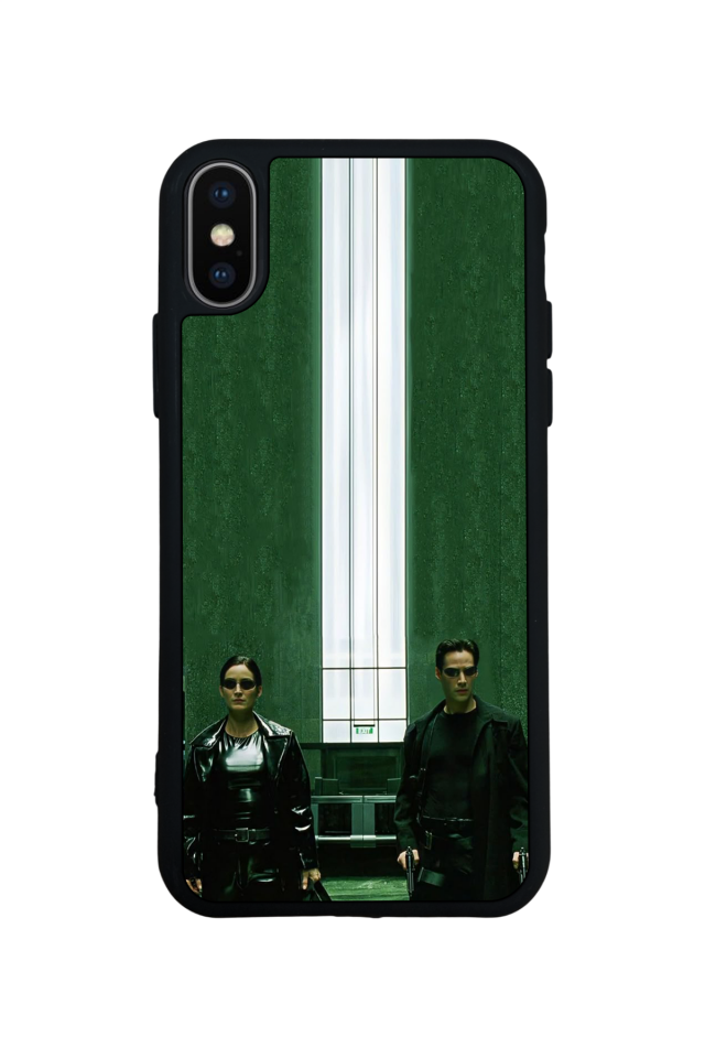 iPhone X/ XS Uyumlu MatriiPhone X/ XS Tasarımlı Glossy Premium Kılıf