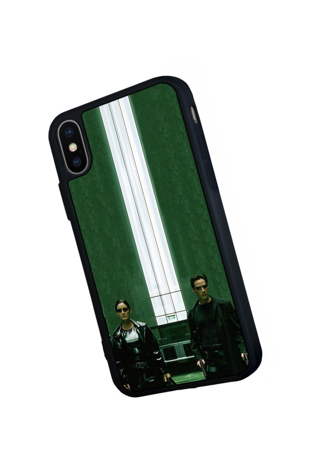 iPhone X/ XS Uyumlu MatriiPhone X/ XS Tasarımlı Glossy Premium Kılıf