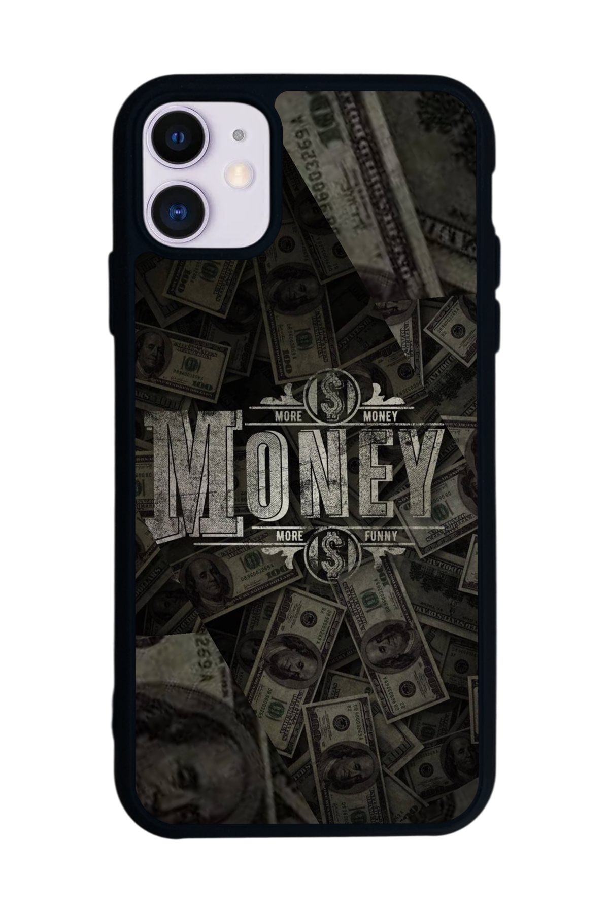iPhone 11 Uyumlu Money Para Tasarımlı Glossy Premium Kılıf