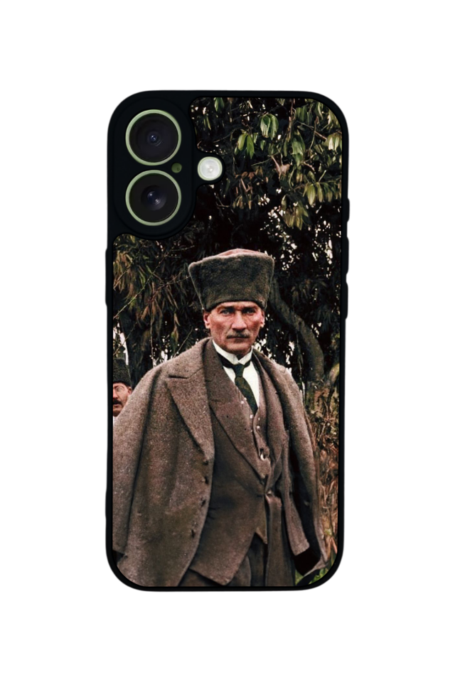 iPhone 17 Uyumlu Mustafa Kemal Ataturk Tasarımlı Glossy Premium Kılıf