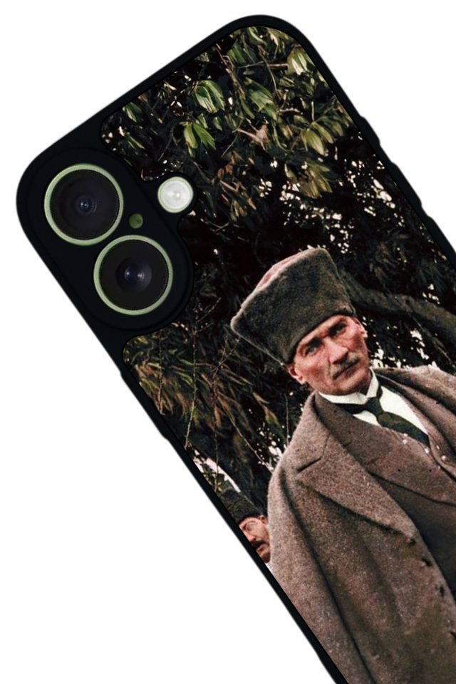 iPhone 17 Uyumlu Mustafa Kemal Ataturk Tasarımlı Glossy Premium Kılıf